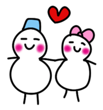 Snowman-san sticker #1536613