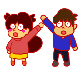 Twin adventure! sticker #1537232