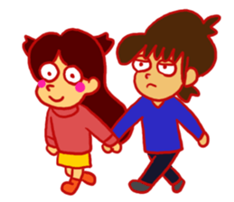 Twin adventure! sticker #1537233