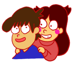 Twin adventure! sticker #1537237