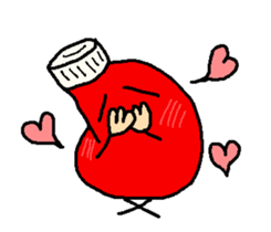 Kecha of ketchup sticker #1538098
