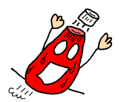 Kecha of ketchup sticker #1538103