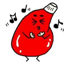 Kecha of ketchup sticker #1538108