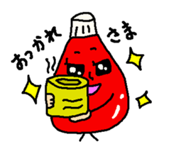 Kecha of ketchup sticker #1538115