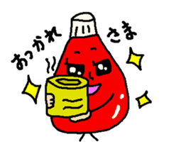 Kecha of ketchup sticker #1538115