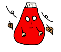 Kecha of ketchup sticker #1538119