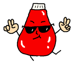 Kecha of ketchup sticker #1538121