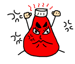 Kecha of ketchup sticker #1538126
