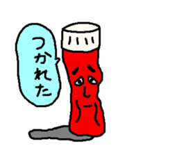 Kecha of ketchup sticker #1538129