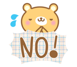 Cutie bear sticker #1538322