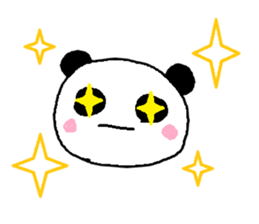 a sweet giant panda sticker #1538546