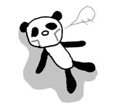 a sweet giant panda sticker #1538549