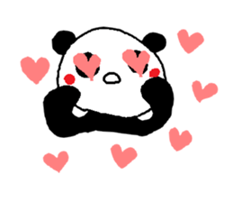 a sweet giant panda sticker #1538551