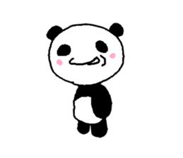 a sweet giant panda sticker #1538556