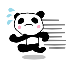 a sweet giant panda sticker #1538557