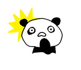 a sweet giant panda sticker #1538558