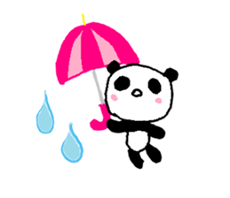 a sweet giant panda sticker #1538560