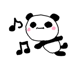 a sweet giant panda sticker #1538564