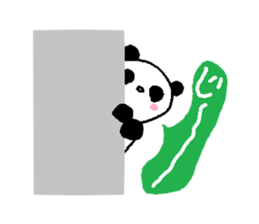 a sweet giant panda sticker #1538572