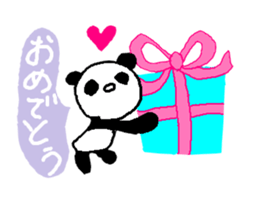 a sweet giant panda sticker #1538573