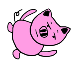 Funny pig. sticker #1539135