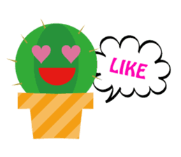 Feelings of cactus sticker #1539228