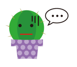 Feelings of cactus sticker #1539230