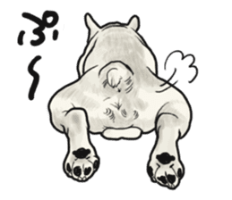 French Bulldog "BULLO" 1 sticker #1539543
