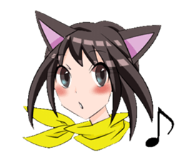 aka and kuro sticker #1539656