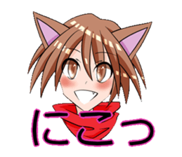 aka and kuro sticker #1539658