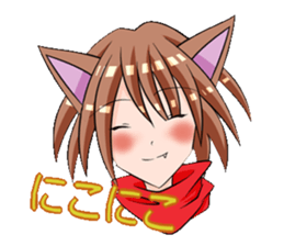 aka and kuro sticker #1539659