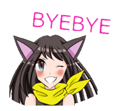 aka and kuro sticker #1539661