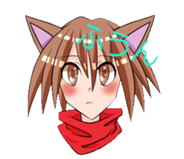 aka and kuro sticker #1539674