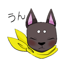 aka and kuro sticker #1539676