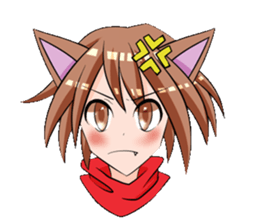 aka and kuro sticker #1539685