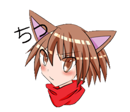 aka and kuro sticker #1539686