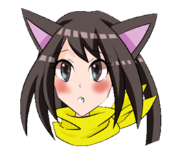 aka and kuro sticker #1539691