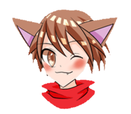 aka and kuro sticker #1539695