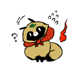 Transmission raccoon dog sticker #1539697