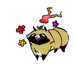 Transmission raccoon dog sticker #1539698