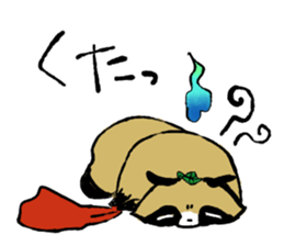 Transmission raccoon dog sticker #1539700