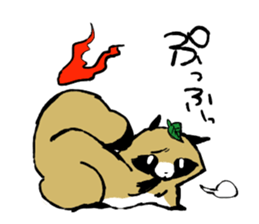 Transmission raccoon dog sticker #1539703