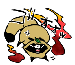 Transmission raccoon dog sticker #1539704