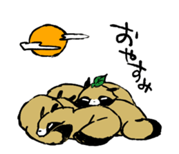 Transmission raccoon dog sticker #1539734