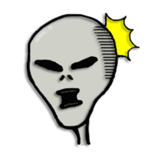 Grey Alien Family(English Ver.) sticker #1539907