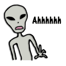 Grey Alien Family(English Ver.) sticker #1539909