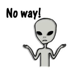 Grey Alien Family(English Ver.) sticker #1539912