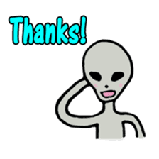 Grey Alien Family(English Ver.) sticker #1539921