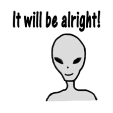 Grey Alien Family(English Ver.) sticker #1539931