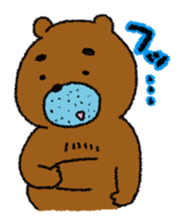 Dense beard a bear sticker #1539981